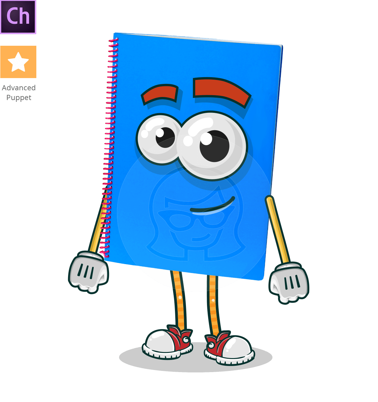 Notebook Character Animator Puppet